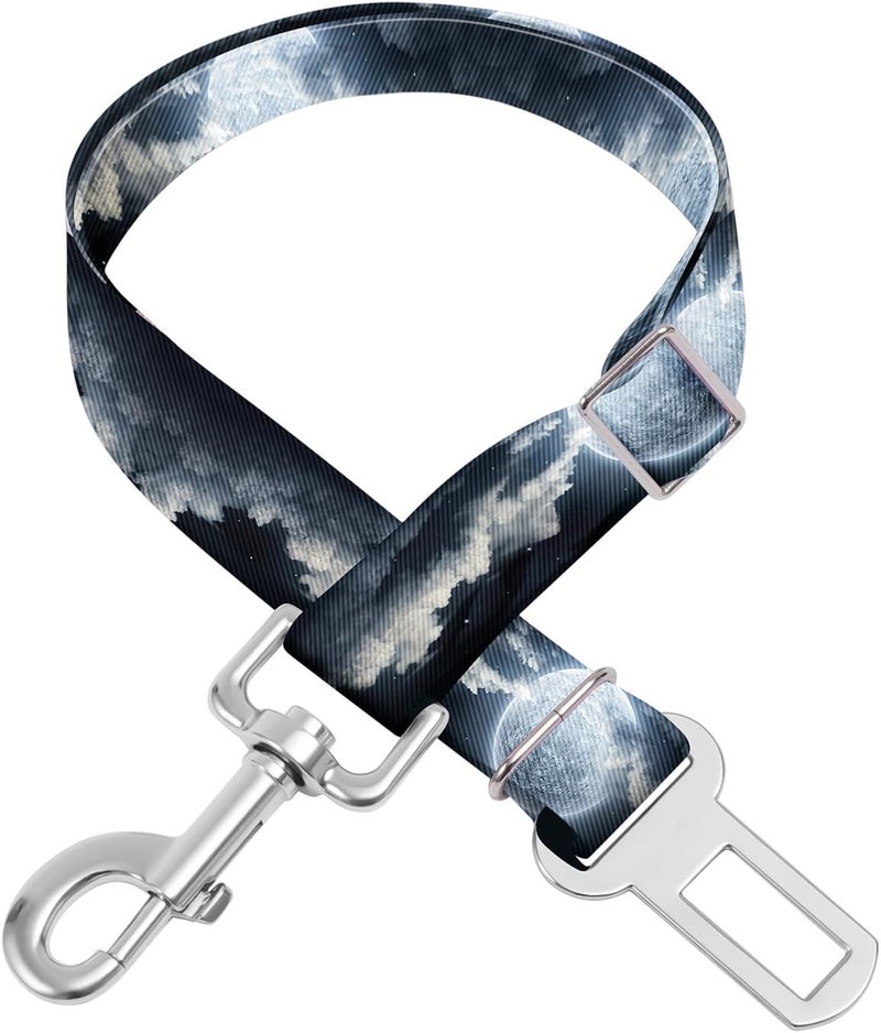 HCYPCV Adjustable pet cat and Dog car seat Belt，The Lanyard is Flexible and Adjustable from 20 to 33 inches(Beautiful Starry Sky) - Image 1